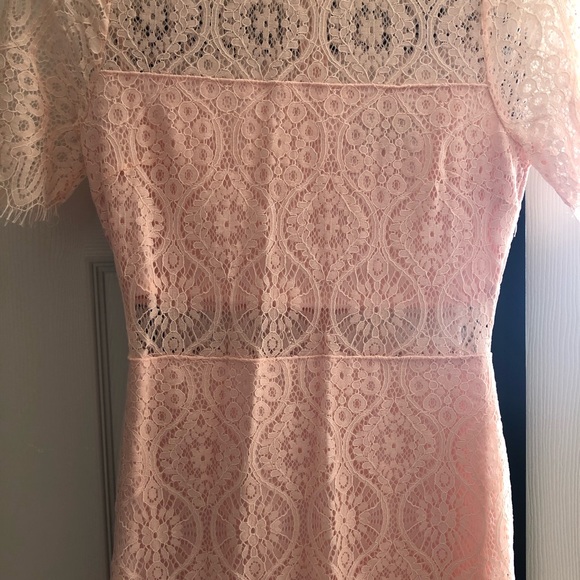 Lulus Pink Lace Dress - Picture 2 of 2